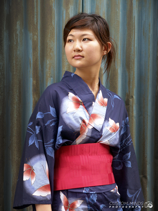 kimono headshot in tokyo japan