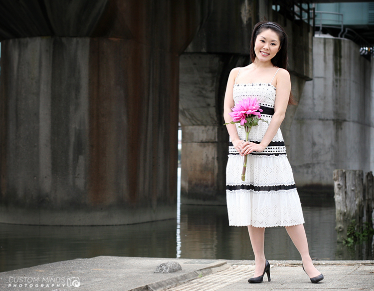 disney dancer with a flower in tokyo japan