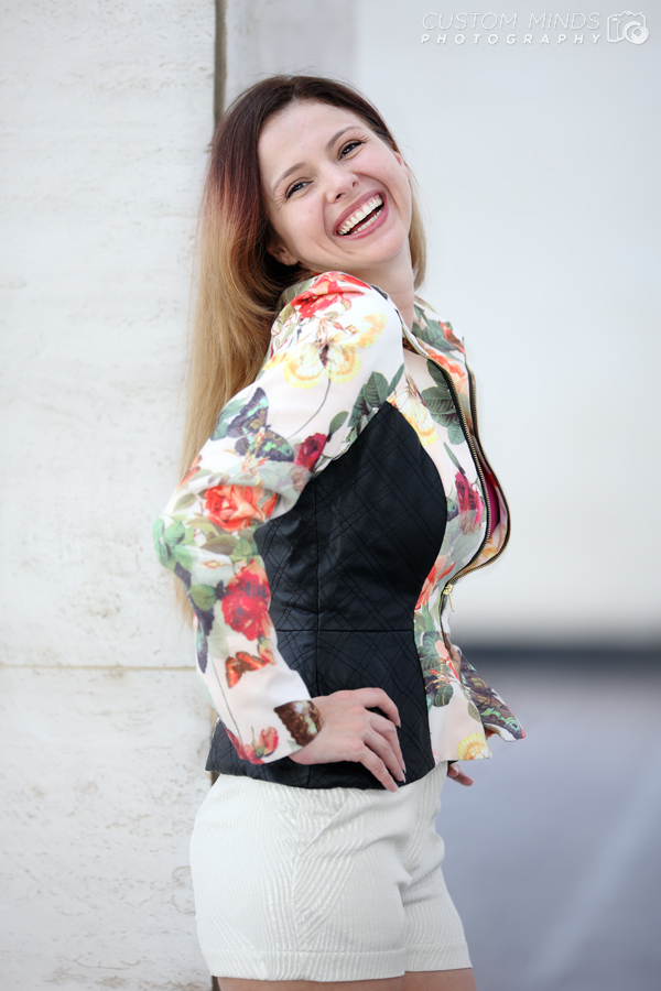 laughing at the wortham center in downtown houston texas