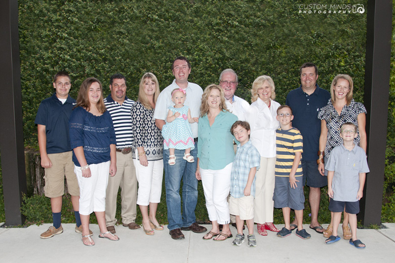 family portrait by the houston galleria
