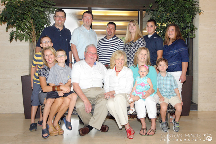 family portrait by the houston galleria