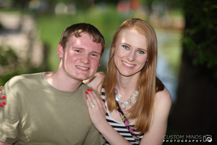 brother and sister at the park