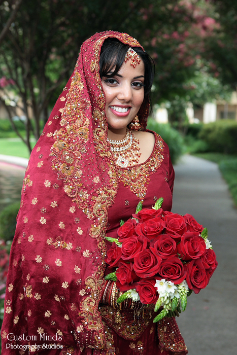 Bridal Portrait the day of the wedding in Dallas Texas