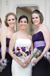 Posing Bride and Bridesmaids in Austin Texas
