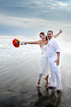Just Married on the beach near Surfside