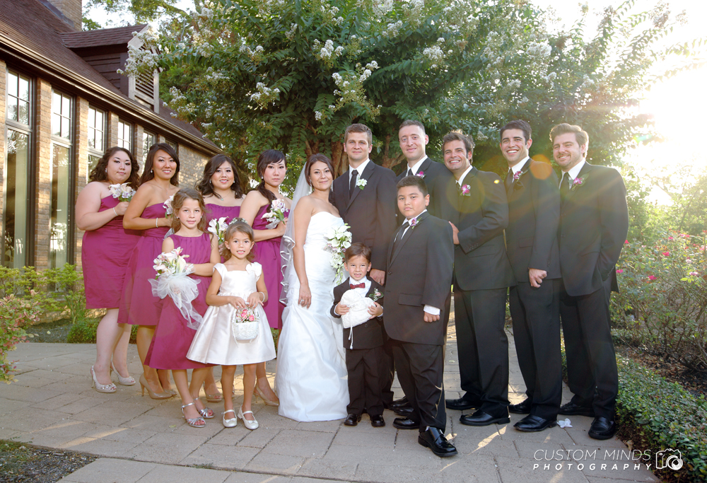 Wedding Party at the Weston Lakes Golf Course in Fulshear Texas