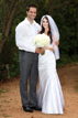 Happy Bride and Groom at the Houston Arboretum