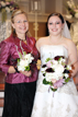 Bride and Mother of the Bride in Spring Texas wedding
