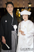 Bride and Groom married in Tokyo Japan at the famous Asakusa Shrine