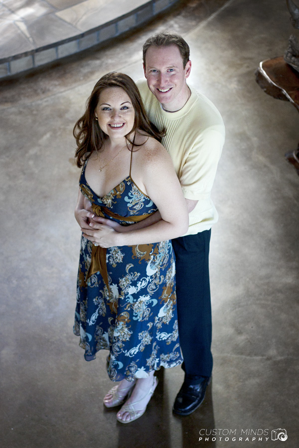 Couple holding each other in Navasota Texas