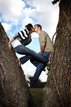 Kissing in a tree at Katy Texas