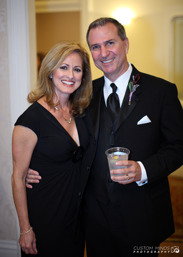 Wedding guests at the reception in Houston Texas