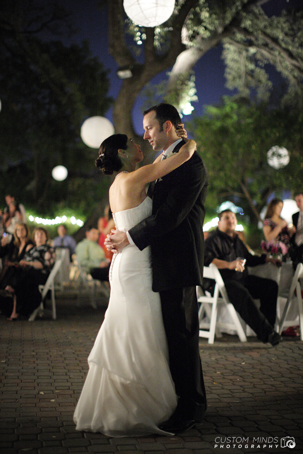The first dance with the Bride and Groom in Austin Texas