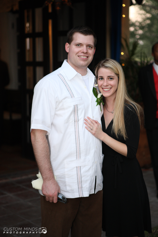 Wedding Guests smiling at a wedding in Alice Texas by Corpus Christi